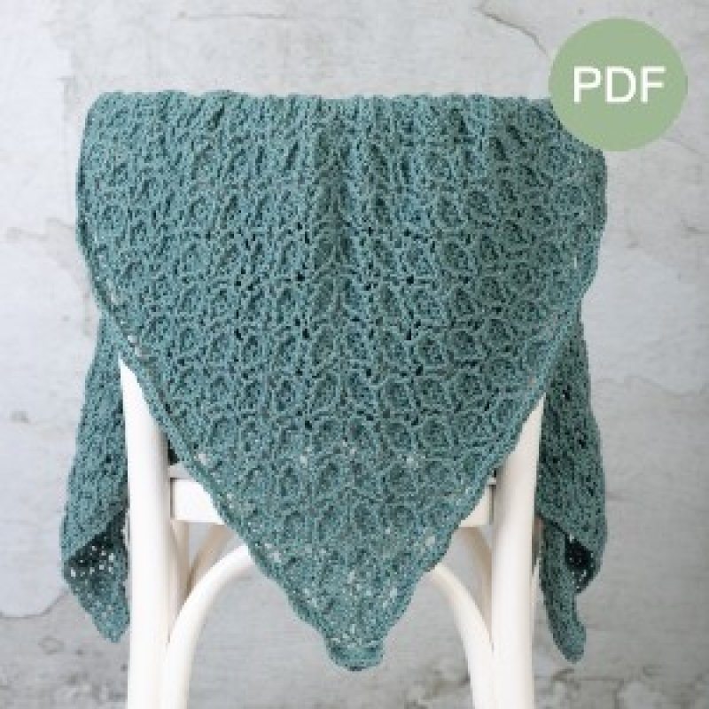 Organische Sjaal PDF Patroon